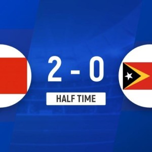 皇冠体育官网-半场-U22男足2-0东帝汶 王钰栋破门+模仿姆巴佩庆祝 拜合拉木建功